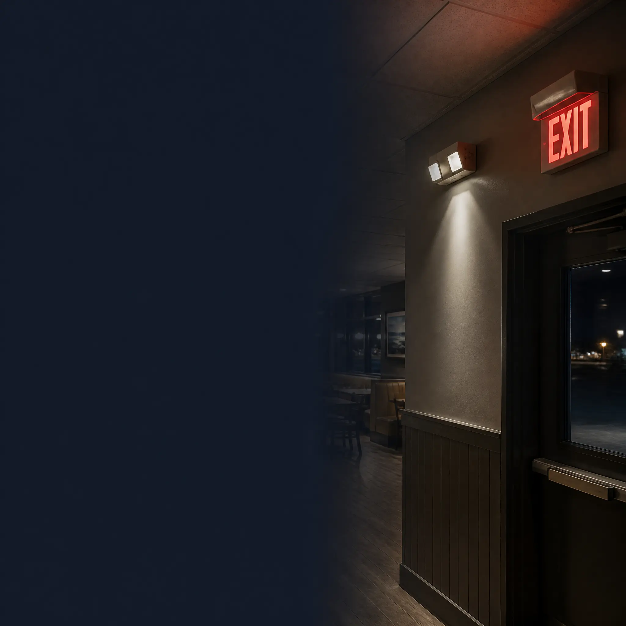 Restaurant emergency exit install in Massachusetts
