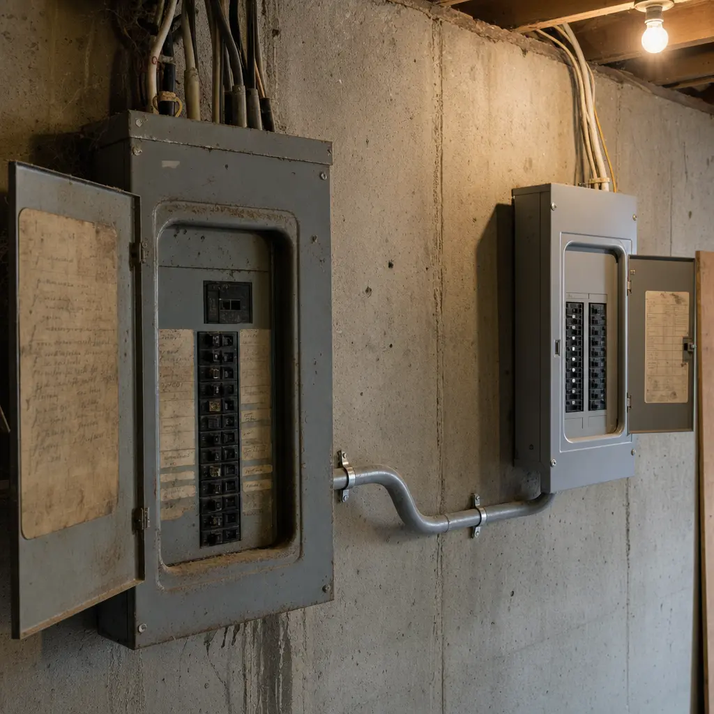 New subpanel install in a residential home
